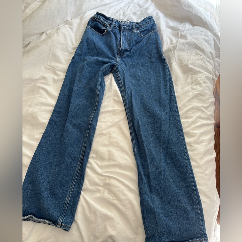 Abercrombie Curve love 90s relaxed high rise Denim Jeans size 25
